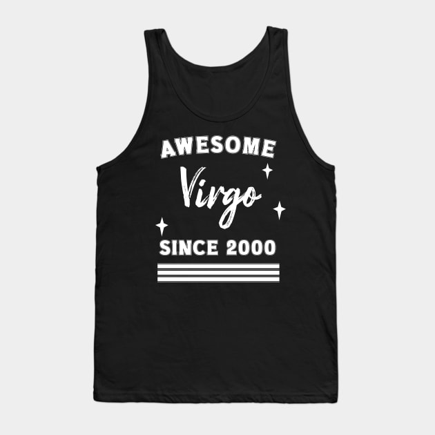 Happy 21st Virgo birthday for year 2000 Tank Top by Nice Surprise